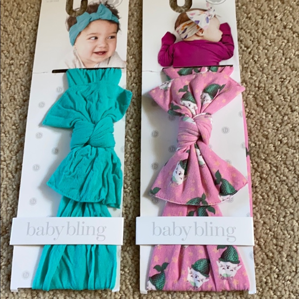 NEW Baby Bling 2-pack Headband Set
